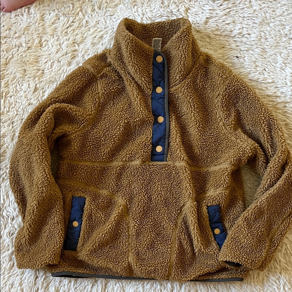 LL Bean Teddy Fleece Size L